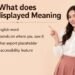 audiodisplayed meaning